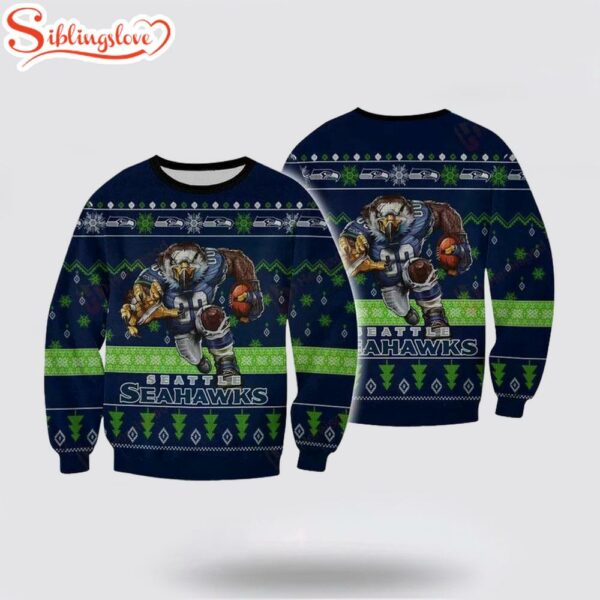 Nfl Seattle Seahawks Player Ugly Christmas Sweater