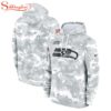 NFL Seattle Seahawks Salute To Service Camo 3D Hoodie