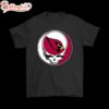 NFL Team Arizona Cardinals x Grateful Dead Logo Band T-Shirt For Fans