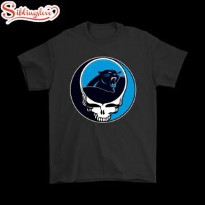 NFL Team Carolina Panthers x Grateful Dead Logo Band T-Shirt For Fans