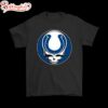 NFL Team Indianapolis Colts x Grateful Dead Logo Band T-Shirt For Fans