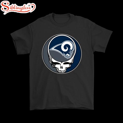 NFL Team Los Angeles Rams x Grateful Dead Logo Band T-Shirt For Fans 1 NFL Team Los Angeles Rams x Grateful Dead Logo Band T-Shirt For Fans