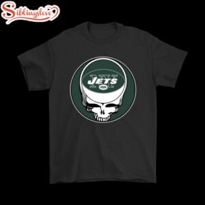 NFL Team New York Jets x Grateful Dead Logo Band T-shirt For Fans
