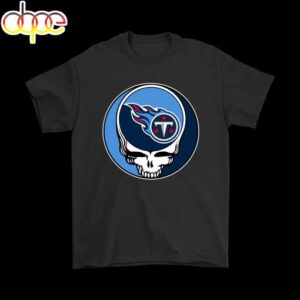 NFL Team Tennessee Titans x Grateful Dead Logo Band T-Shirt For Fans