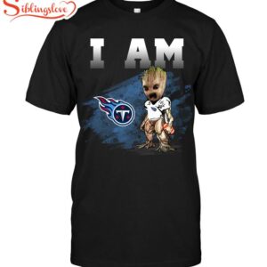 Nfl Tennessee Titans I Am Groot T-shirt For Fans