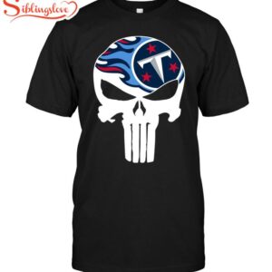 Nfl Tennessee Titans Punisher T-shirt For Fans