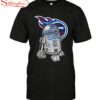 Nfl Tennessee Titans R2d2 Star Wars T-shirt For Fans