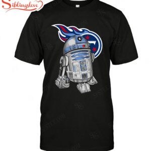 Nfl Tennessee Titans R2d2 Star Wars T-shirt For Fans