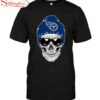 Nfl Tennessee Titans Skull Rock With Beanie T-shirt For Fans