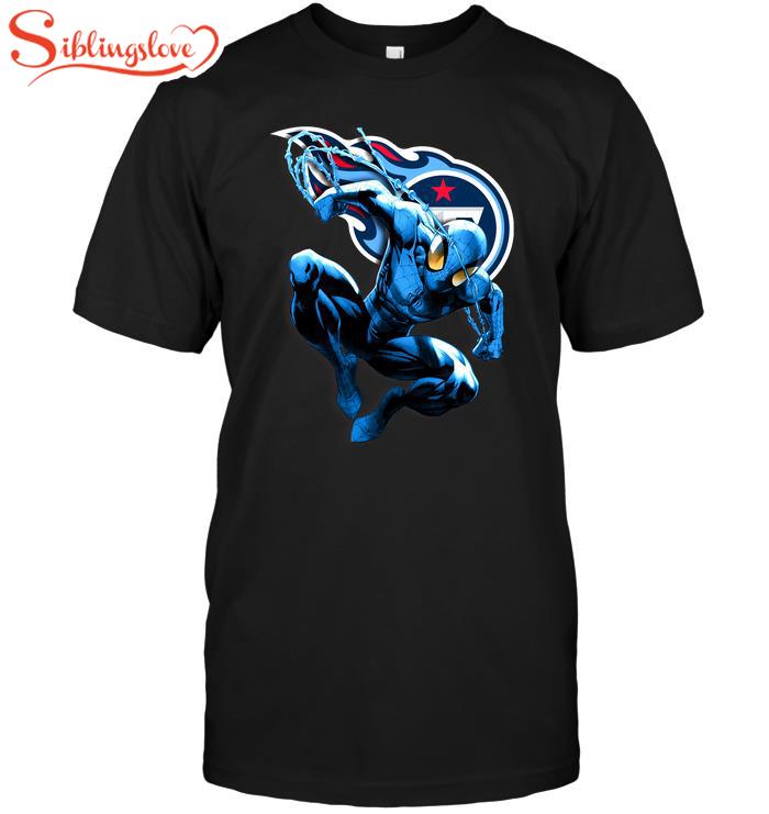 Nfl Tennessee Titans Spiderman Tennessee Titans T-shirt For Fans 1 Nfl Tennessee Titans Spiderman Tennessee Titans T-shirt For Fans