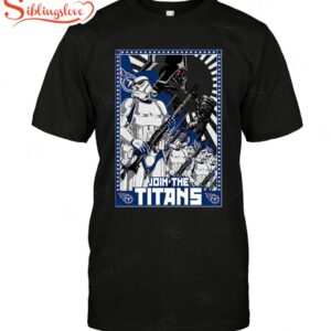 Nfl Tennessee Titans Trooper Army Star Wars T-shirt For Fans