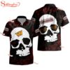 NFL Washington Commanders Skull Face Hawaiian Shirt