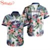 NHL Columbus Blue Jackets Flowers Hawaiian Shirts For Fans
