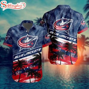NHL Columbus Blue Jackets Hawaiian Shirts Gift For Fans