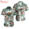 NHL Minnesota Wild Flowers Hawaiian Shirts For Fans