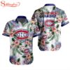 NHL Montreal Canadiens Flowers Hawaiian Shirts For Fans