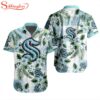NHL Seattle Kraken Flowers Hawaiian Shirts For Fans