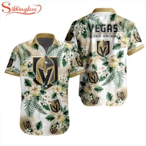 NHL Vegas Golden Knights Flowers Hawaiian Shirts For Fans