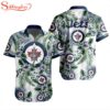 NHL Winnipeg Jets Flowers Hawaiian Shirts For Fans