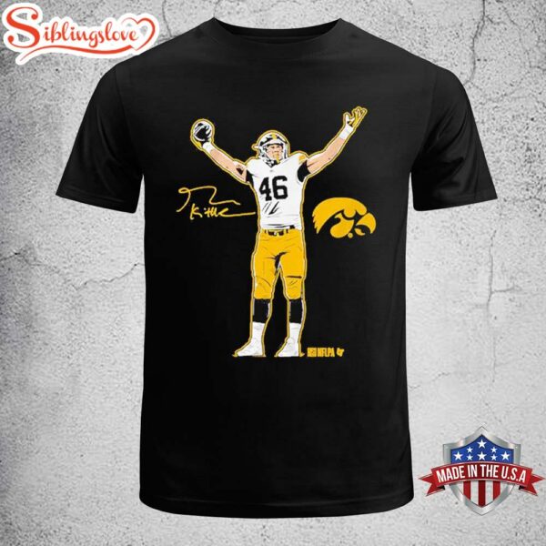 Nice Iowa Football George Kittle Superstar Pose 2025 Unisex T-Shirt