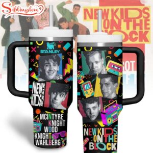 NKOTB Music Tumbler 40Oz With Handle