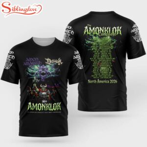 North America – The Amonklok Conquest Tour 2026 3D T-Shirt