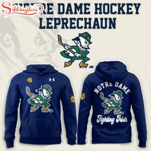 Notre Dame Fighting Irish Hockey Team Navy 3D Shirt For Fans Notre Dame Fighting Irish Hockey Team Navy 3D Shirt For Fans