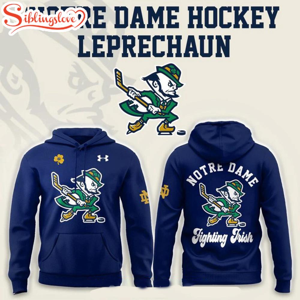 Notre Dame Fighting Irish Hockey Team Navy 3D Shirt For Fans Notre Dame Fighting Irish Hockey Team Navy 3D Shirt For Fans