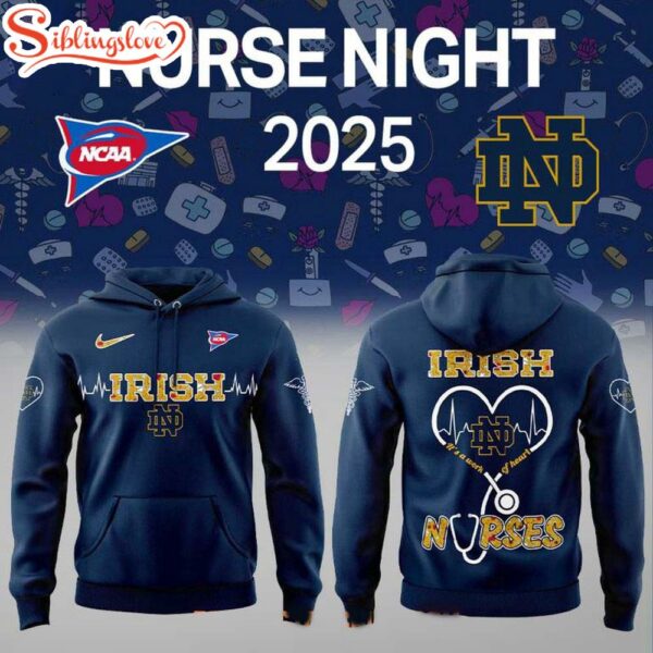 Notre Dame Fighting Irish NCAA Nurses All Over Print Hoodie Shirt