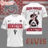 Ohio State Buckeyes NCAA Elvis Presley 3D Shirt Gifts For Fans