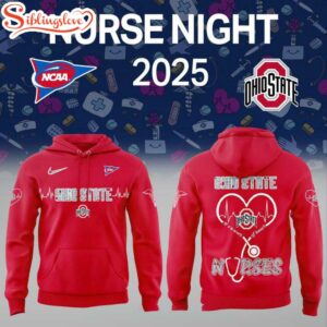 Ohio State Buckeyes NCAA Nurses All Over Print Hoodie Shirt