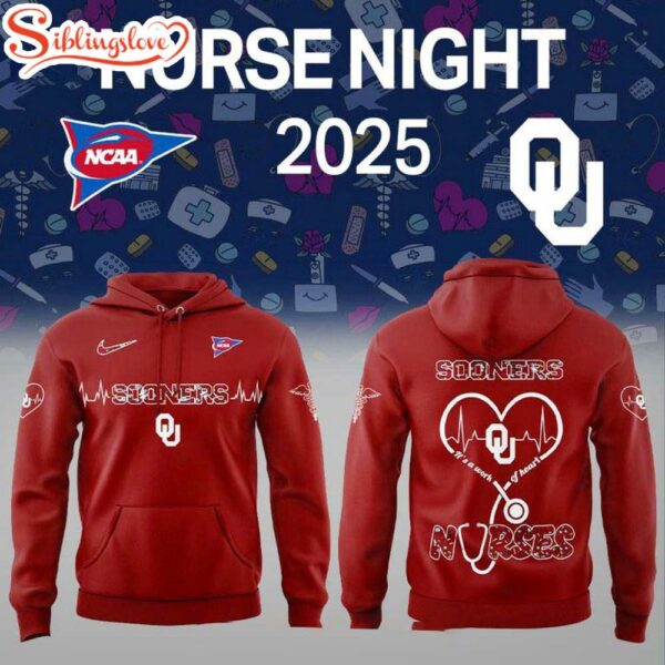 Oklahoma Sooners NCAA Nurses All Over Print Hoodie Shirt