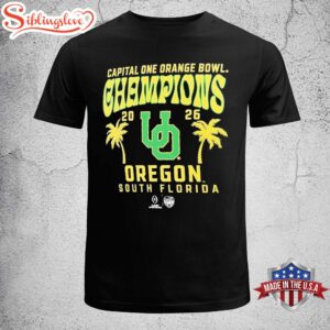 Oregon Ducks College Playoff 2026 Orange Bowl Champions Unisex T-Shirt