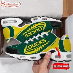 Oregon Ducks NCAA Air Max Plus Shoes Gifts For Fan