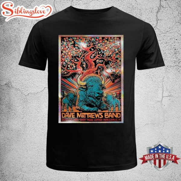Original Sparkle Foil Poster Dave Matthews Band 2025 Dreaming Tree Unisex T-Shirt