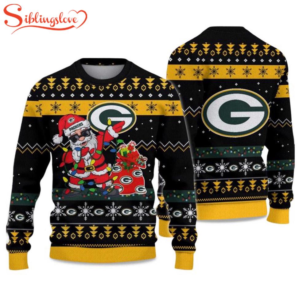 Packers Santa Claus Ugly Christmas Sweater Packers Santa Claus Ugly Christmas Sweater