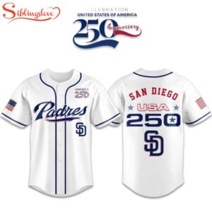 Padres America 250th Anniversary 2026 Baseball Jersey Shirt