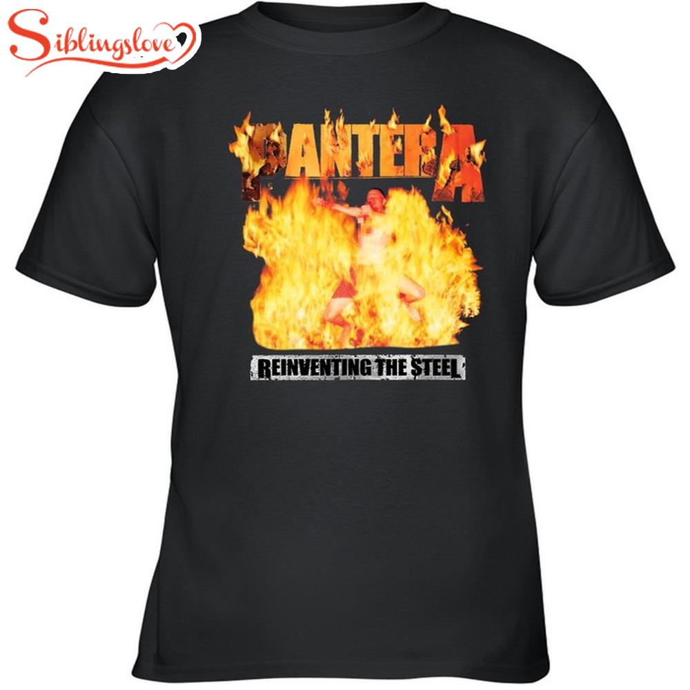 Pantera Reinventing the Steel Tour Black Unisex T-Shirt 1 Pantera Reinventing the Steel Tour Black Unisex T-Shirt