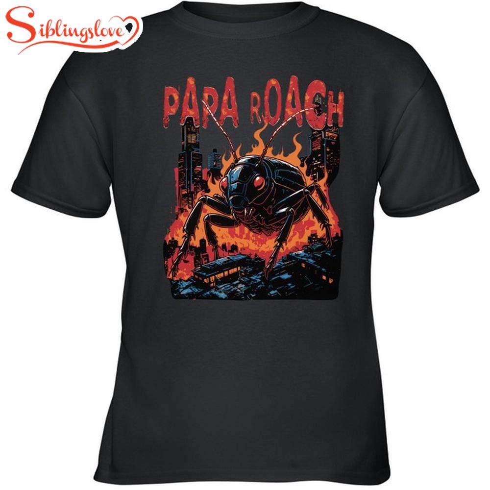 Papa Roach Roachzilla North American Tour Unisex T-Shirt 1 Papa Roach Roachzilla North American Tour Unisex T-Shirt