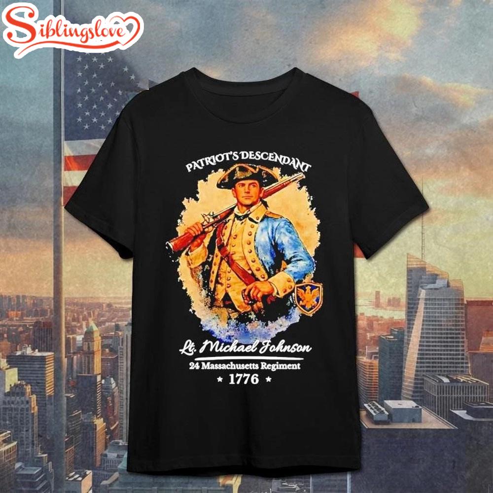 Patriot Descendant LtUnisex T-Shirt 1 Patriot Descendant LtUnisex T-Shirt