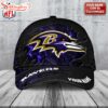 Personalized Name Baltimore Ravens Classic Baseball Cap For Fans