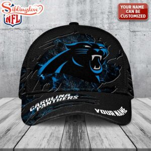 Personalized Name Carolina Panthers Classic Baseball Cap For Fans