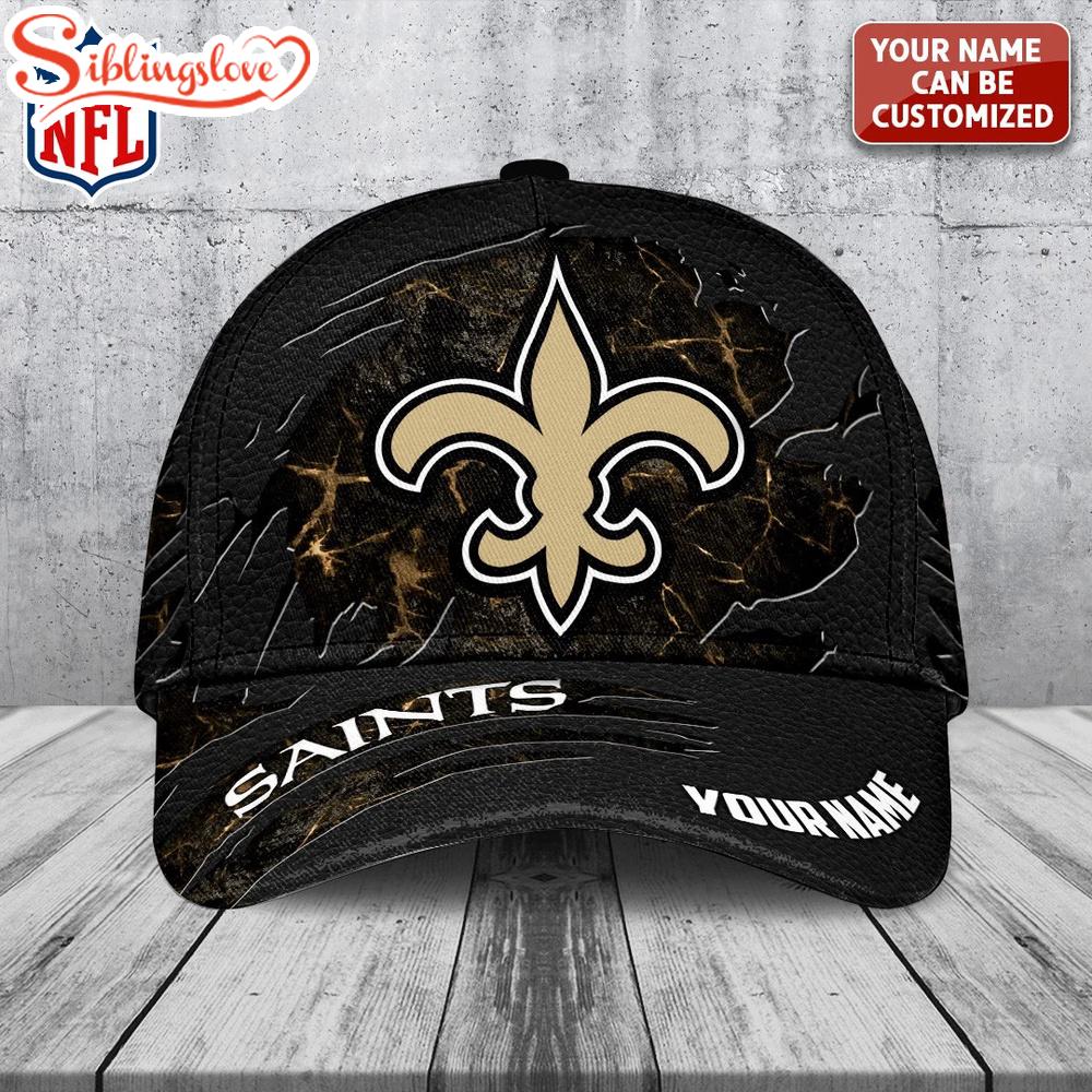 Personalized Name New Orleans Saints Classic Baseball Cap For Fans 1 Personalized Name New Orleans Saints Classic Baseball Cap For Fans