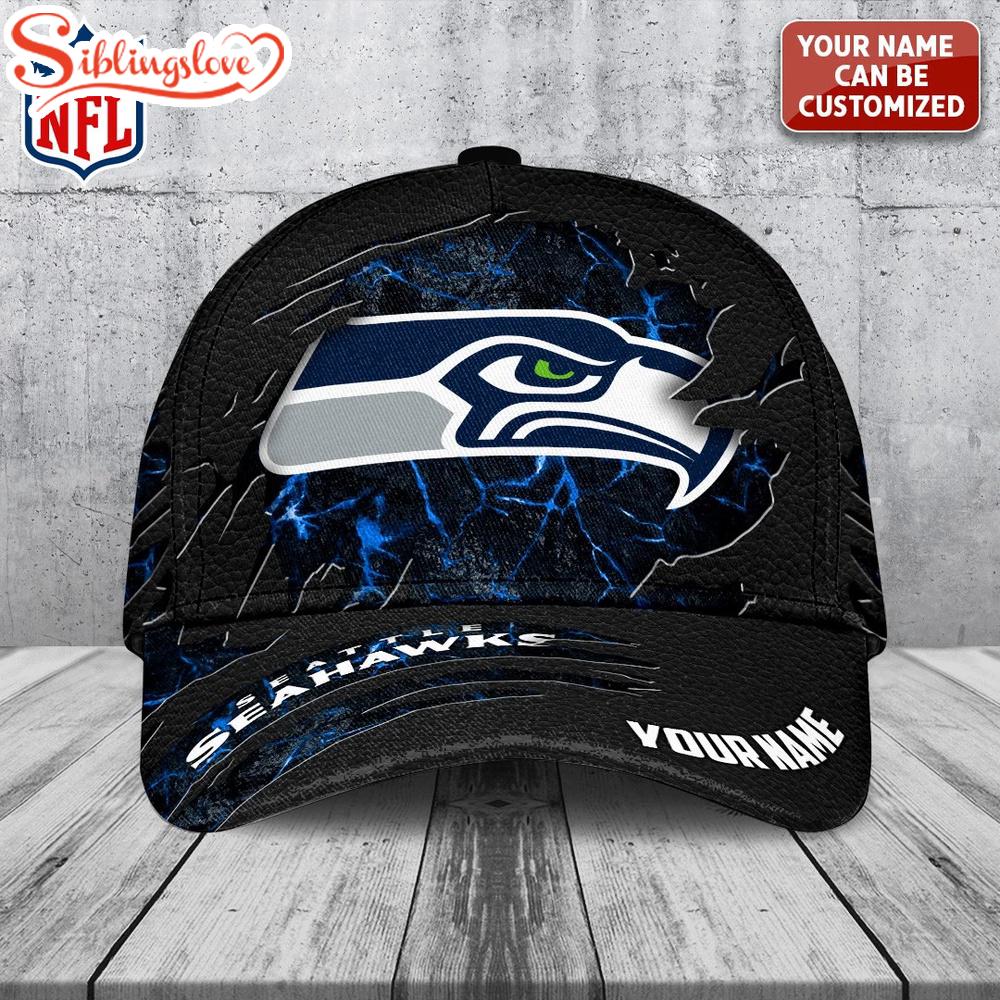 Personalized Name Seattle Seahawks Classic Baseball Cap For Fans Personalized Name Seattle Seahawks Classic Baseball Cap For Fans