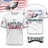 Philadelphia Eagles 4th Of July 3D T-Shirt For Fans