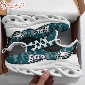 Philadelphia Eagles Camo Max Soul Shoes Gifts For Fan
