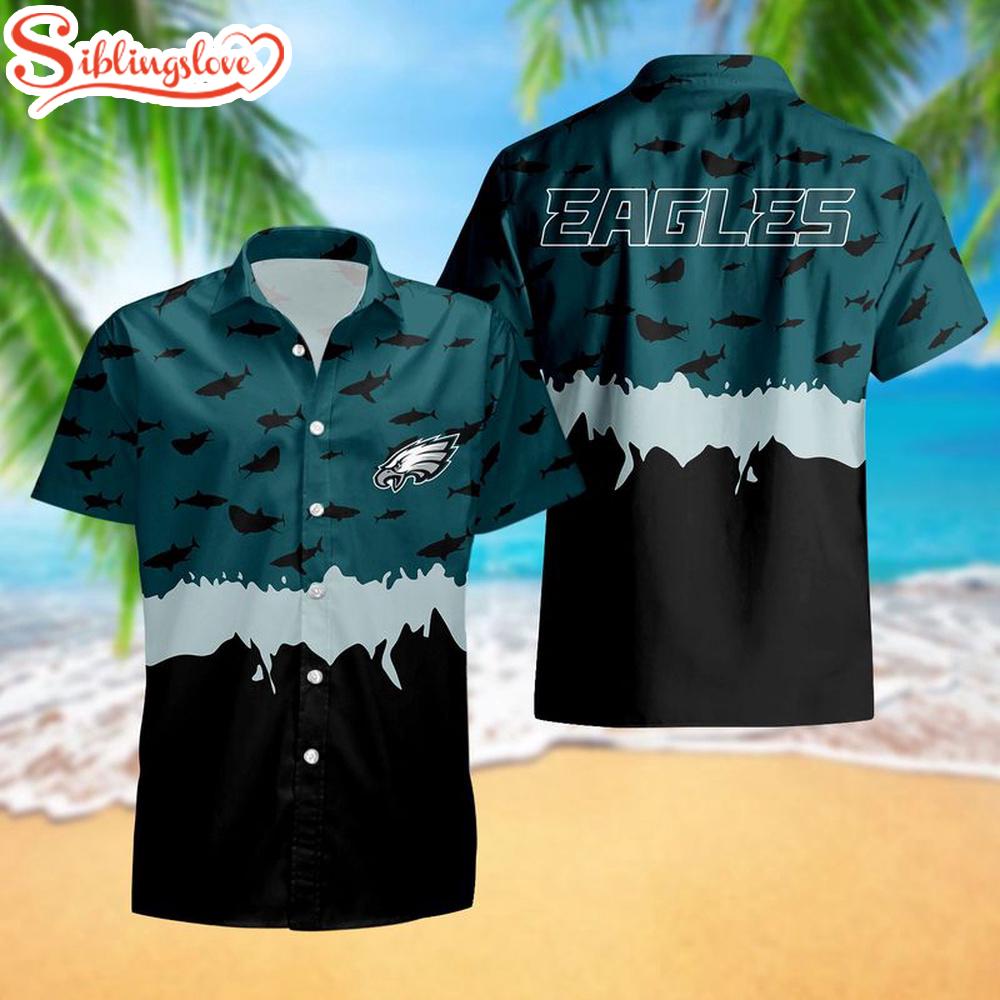 Philadelphia Eagles Fish Ocean Pattern Hawaiian Shirt Philadelphia Eagles Fish Ocean Pattern Hawaiian Shirt