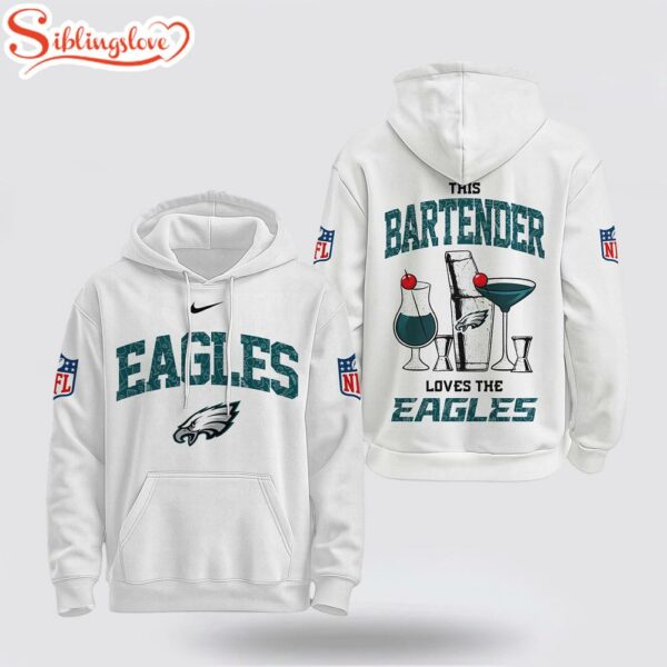 Philadelphia Eagles NFL Bartender 3D Hoodie Shirt
