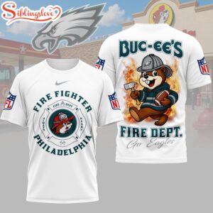 Philadelphia Eagles NFL Firefighter Strong 3D T-Shirt For Fans