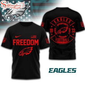 Philadelphia Eagles NFL Opportunity Equity Freedom Justice 3D T-Shirt